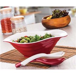 * MEL DUET KPL MISEK ŁYŻKI 6 ELEM. CZERWONO-BIAŁY-16004