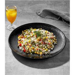 MELAMINA MINA TACA OKRĄGŁA 45CM CZARNA-17141