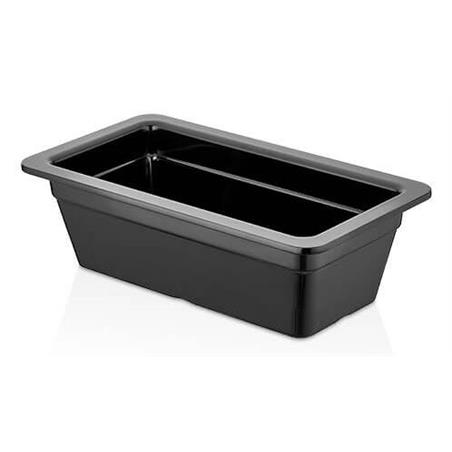 * MELAMINA TACA GASTRO GN 1/3 17,6x32,5x10CM CZERŃ-16679