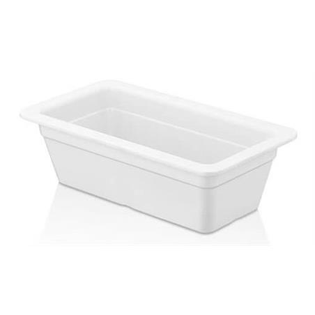 * MELAMINA TACA GASTRO GN 1/3 17,6x32,5x10CM BIAŁA-16680