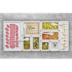 * MELAMINA TACA GASTRO GN 1/3 17,6x32,5x10CM BIAŁA-17273