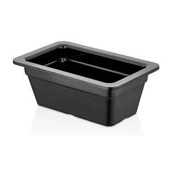 * MELAMINA TACA GASTRO GN 1/4 26,5x16,2x10CM CZERŃ-16675