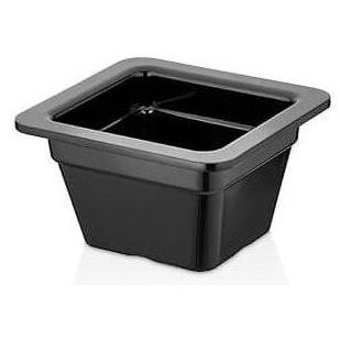 * MELAMINA TACA GASTRO GN 1/6 17,6x16,2x10CM CZERŃ-16791