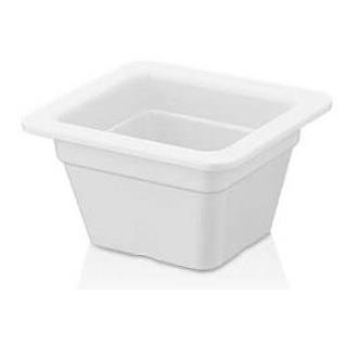 * MELAMINA TACA GASTRO GN 1/6 17,6x16,2x10CM BIAŁA-16790