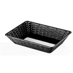 MELAMINA HENA KOSZYK NA CHLEB 37x27x8CM CZARNY-4979