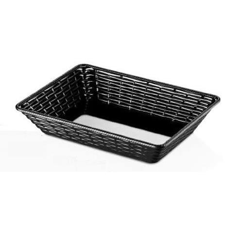 MELAMINA HENA KOSZYK NA CHLEB 37x27x8CM CZARNY-4979