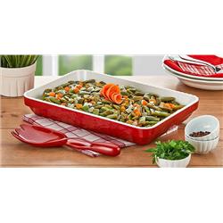 * MEL OLIE SET SAŁATKOWY PROSTOKĄTNY CZER/BIEL 2x-17089