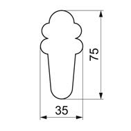 WYKRAWACZ ROŻEK/DZIDZIUŚ/BECIK 7,5 CM-8645