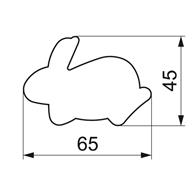WYKRAWACZ ZAJĄCZEK 6,5 CM-10454
