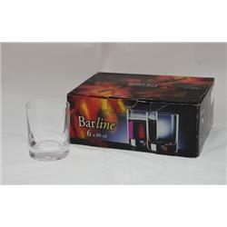 BOHEMIA BARLINE SZKLANKA 60ML SHOT KPL 6 SZT-3725