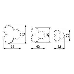 ZESTAW WYKRAWACZY TRZY KULKI ZĄBKOWANE KPL 3 SZT.-1180