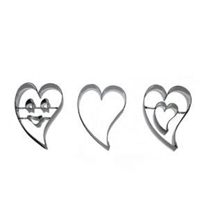 ZESTAW WYKRAWACZY WALENTYNKI 3 SERCA ZE ŚRODKIEM-11767
