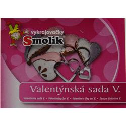 ZESTAW WYKRAWACZY WALENTYNKI 3 SERCA ZE ŚRODKIEM-16034