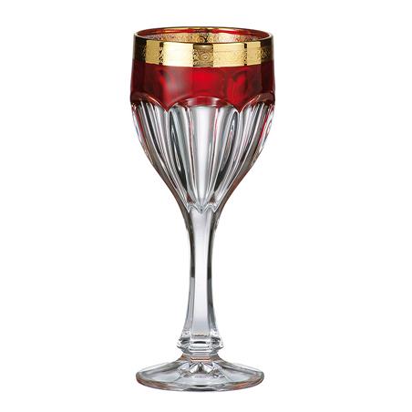 BOHEMIA SAFARI RUBIN KIELISZEK WINO 290ML KPL 6SZT-17458