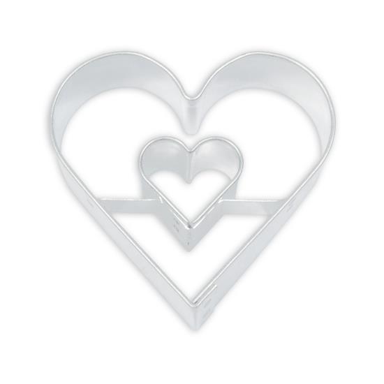 WYKRAWACZ SERCE Z SERDUSZKIEM 4,5 CM-2291
