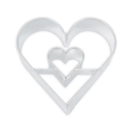 WYKRAWACZ SERCE Z SERDUSZKIEM 4,5 CM-2291