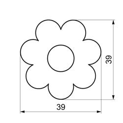 WYKRAWACZ KWIAT Z KÓŁECZKIEM 3,9 CM-2412