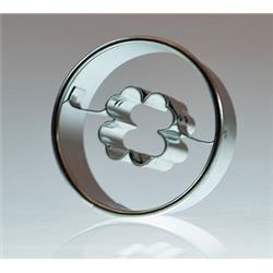 WYKRAWACZ KÓŁKO Z CZTEROLISTNĄ KONICZYNKĄ 4 CM-3783