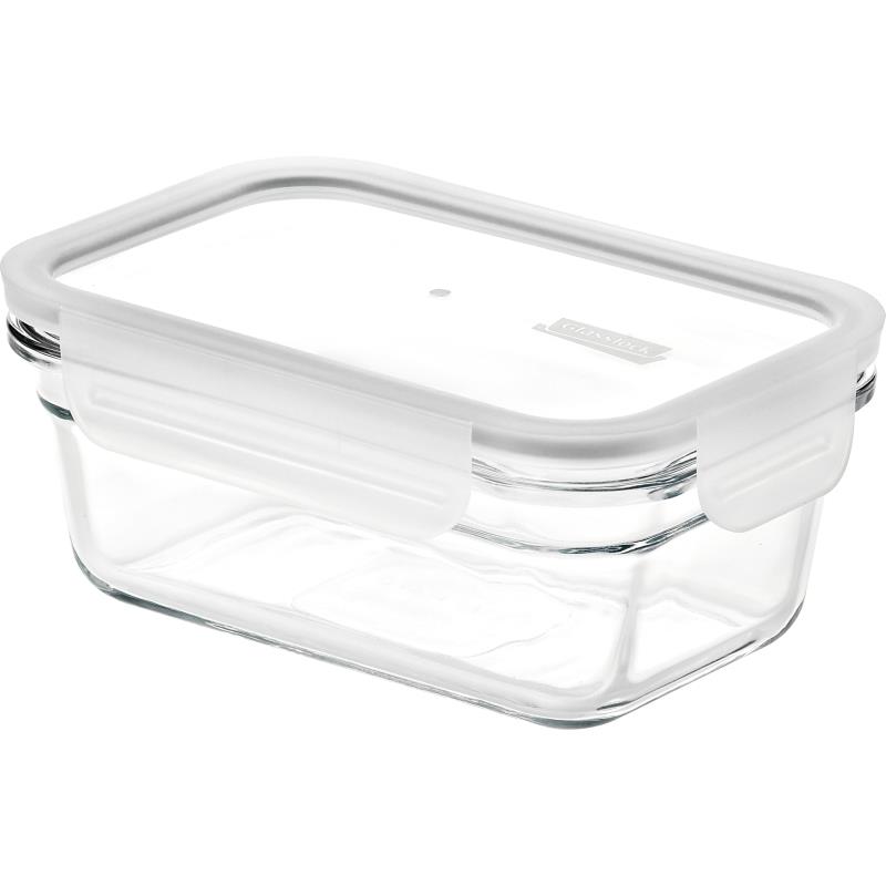 GLASSLOCK FANCY POJEMNIK PROSTOKATNY BIALY 485ML-19743