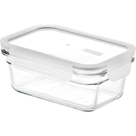 GLASSLOCK FANCY POJEMNIK PROSTOKATNY BIALY 485ML-19743