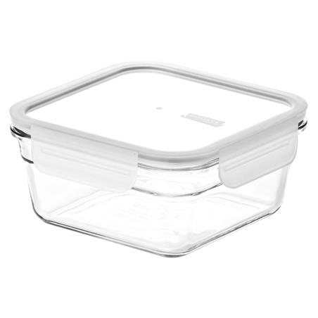 GLASSLOCK FANCY POJEMNIK KWADRATOWY BIAŁY 1650ML-19737