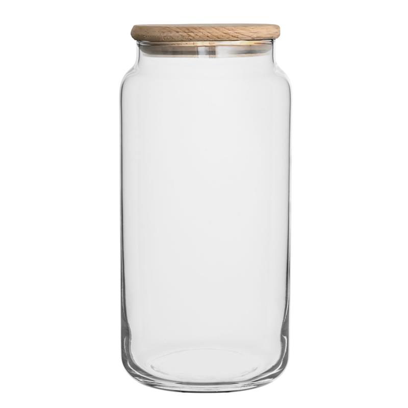 TG ECO SŁOIK Z DREWNIANĄ POKRYWKĄ 1220ML-20496