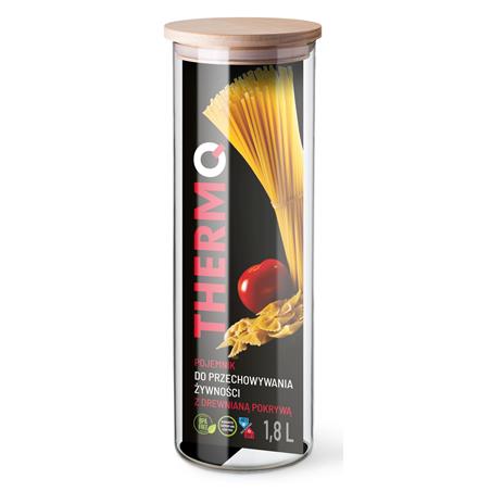 THERMO POJEMNIK NA ŻYWNOŚĆ 1,8L DREWNIANA POKRYWKA-20523