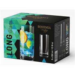 BOHEMIA PRESTIGE SZKLANKA LONG 390ML 6 SZT-20615