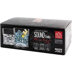 RCR SOUND FUNKY SZKLANKA WHISKY 320ML KPL 6 SZT-21490