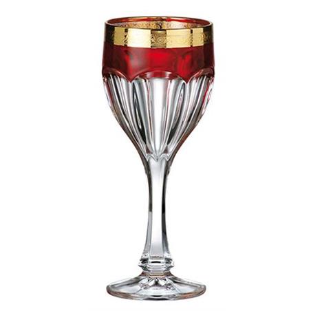 BOHEMIA SAFARI RUBIN KIELISZEK 190ML WINO KPL 6SZT-10051