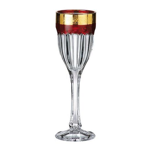 BOHEMIA SAFARI RUBIN KIELISZEK 50ML LIKIER KPL.6SZ-10052