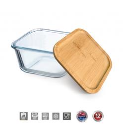 SIMAX POJEMNIK Z BAMBUSOWĄ POKRYWKĄ 0,5L-10147