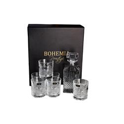 BOHEMIA PRESTIGE ELEGANTE ZESTAW DO WHISKY 1+6 NEW-10159