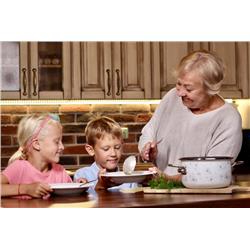 BELIS KPL. 4 GARNKÓW Z POKRYWKAMI BIAŁY PREMIUM-10274