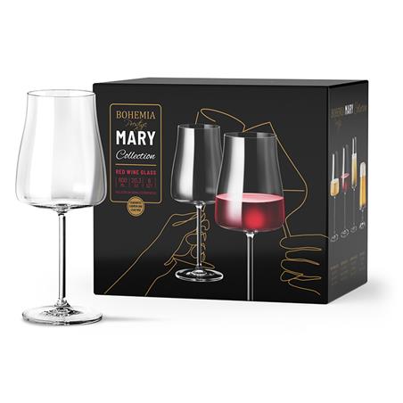 BOHEMIA PRESTIGE MARY KIELISZEK 600ML WINO 6SZT-10717