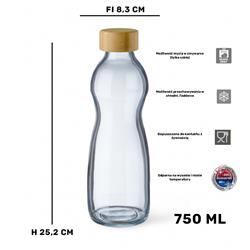 SIMAX PURE BUTELKA Z BAMBUSOWĄ ZAKRĘTKĄ 750ML-10787