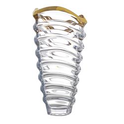 BOHEMIA PRESTIGE WAVE GOLD WAZON 340MM-10925