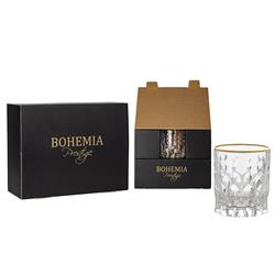 BOHEMIA PRESTIGE CONTE GOLD SZKLANKA 340ML 6SZT-11033