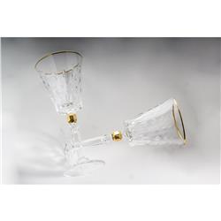 BOHEMIA PRESTIGE CONTE GOLD KIELISZEK DO WINA 6SZT-11003