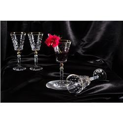 BOHEMIA PRESTIGE CONTE GOLD KIELISZEK DO WINA 6SZT-11004