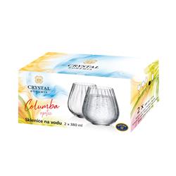 BOHEMIA COLUMBA OPTIC SZKLANKA 380ML 2SZT-10865