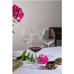 * KIELISZEK PREMIUM DO CZERWONEGO WINA 650ML 3SZT-11405