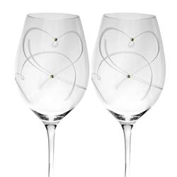 SWAROVSKI HEARTS KIEL. WINO 470ML KPL 2 SZT-10006