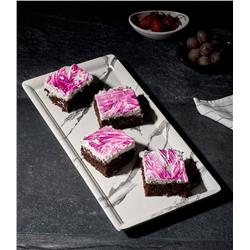 MELAMINA MAYAMAR PÓŁMISEK PROSTOKĄT 51x24CM BIAŁY-5675