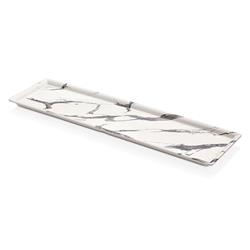 MELAMINA MAYAMAR PÓŁMISEK PROSTOKĄT 58x16CM BIAŁY-5166