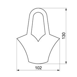 WYKRAWACZ PIERNIKOWY KOSZYK 13 CM-8218