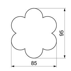 WYKRAWACZ PIERNIKOWY KWIAT 9,5 CM-8221