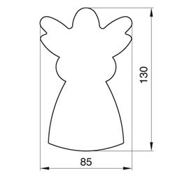 WYKRAWACZ PIERNIKOWY ANIOŁ 13 CM-8449