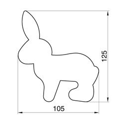 WYKRAWACZ PIERNIKOWY ZAJĄCZEK 12,5 CM-8224