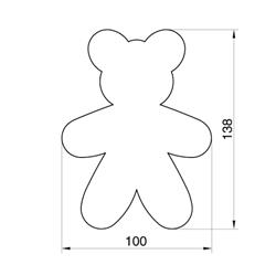 WYKRAWACZ PIERNIKOWY NIEDŹWIEDŹ 13,8 CM-8462